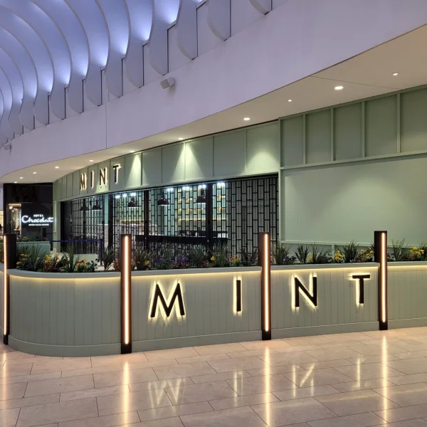 Mint Cafe O2 Arena Project