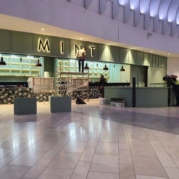 Mint Cafe O2 Arena Project