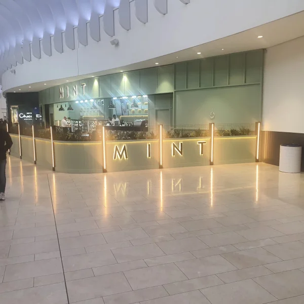 Mint Cafe O2 Arena Project